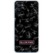 Чехол BoxFace OPPO A16 Blackpink автограф