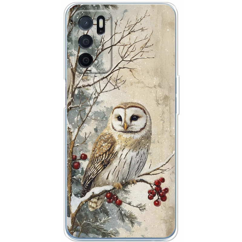 Чехол BoxFace OPPO A16 Christmas Owl