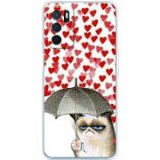 Чехол BoxFace OPPO A16 Raining Hearts