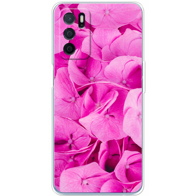 Чехол BoxFace OPPO A16 Pink Flowers