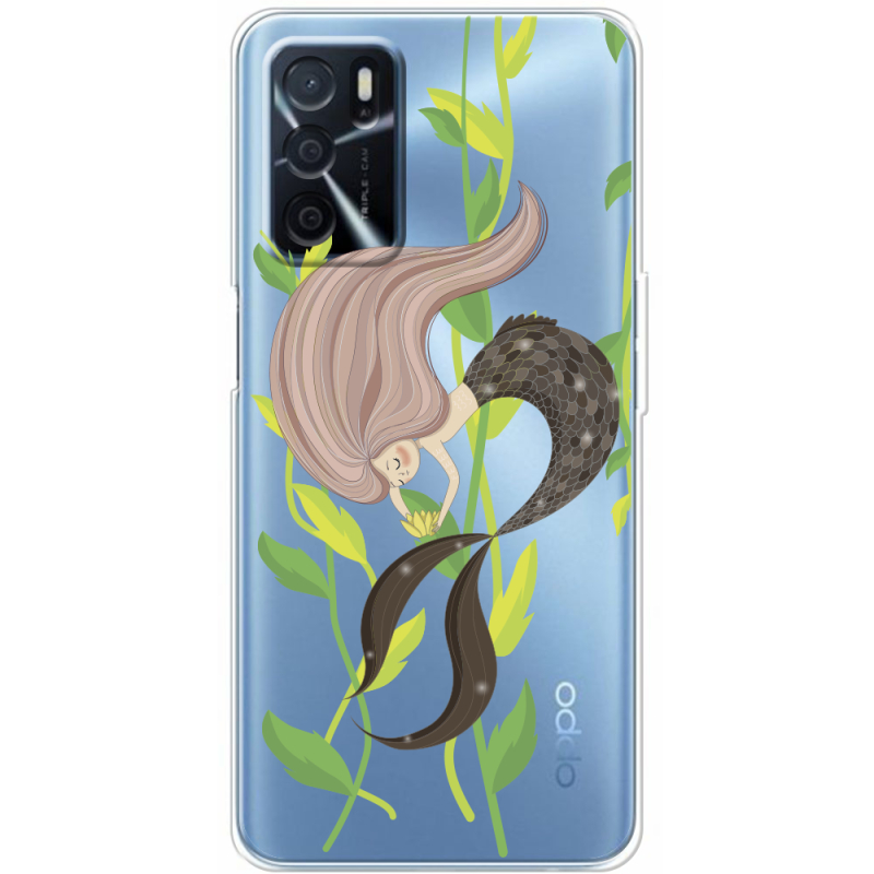 Прозрачный чехол BoxFace OPPO A16 Cute Mermaid