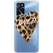 Прозрачный чехол BoxFace OPPO A16 Wild Love