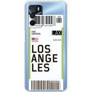 Прозрачный чехол BoxFace OPPO A16 Ticket Los Angeles