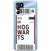 Прозрачный чехол BoxFace OPPO A16 Ticket Hogwarts