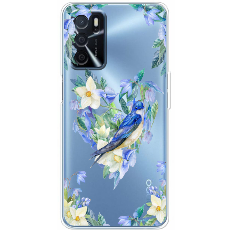 Прозрачный чехол BoxFace OPPO A16 Spring Bird