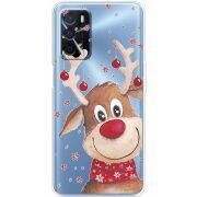 Прозрачный чехол BoxFace OPPO A16 Winter Deer