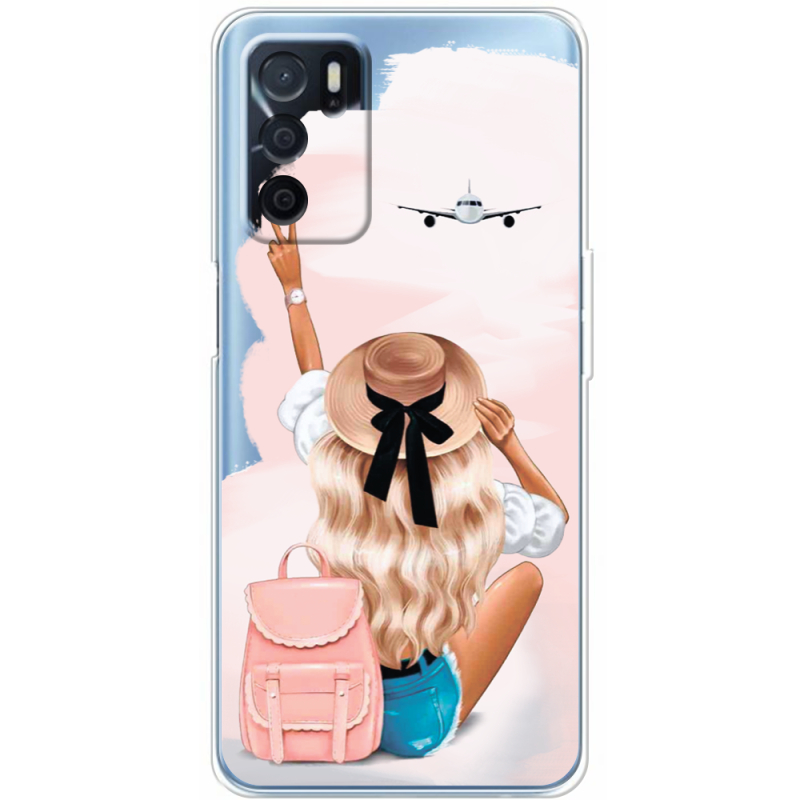 Прозрачный чехол BoxFace OPPO A16 Travel Girl