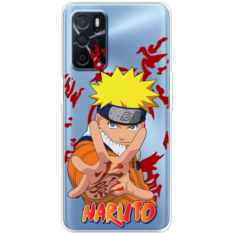 Прозрачный чехол BoxFace OPPO A16 Naruto