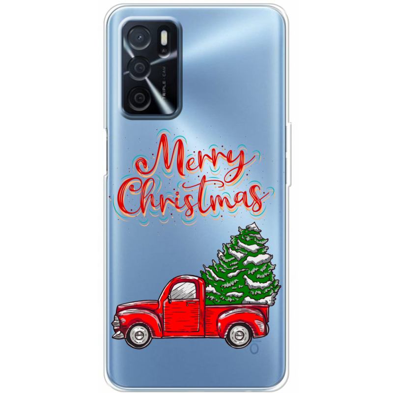 Прозрачный чехол BoxFace OPPO A16 Holiday Car