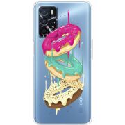 Прозрачный чехол BoxFace OPPO A16 Donuts