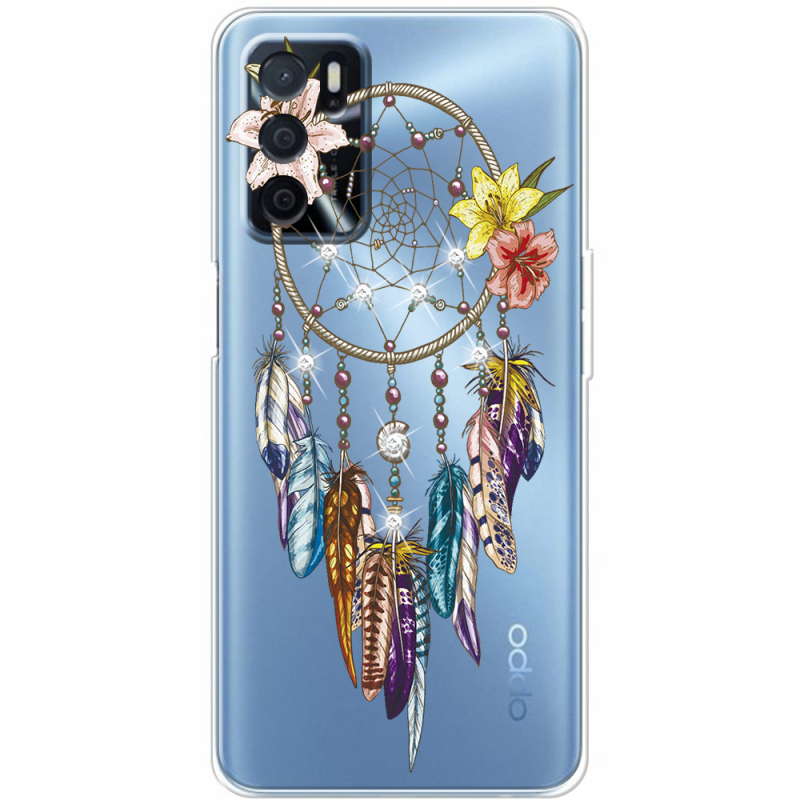 Чехол со стразами OPPO A16 Dreamcatcher