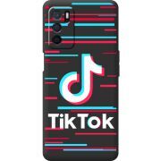 Черный чехол BoxFace OPPO A16 Tik Tok