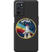 Черный чехол BoxFace OPPO A16 NASA