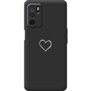 Черный чехол BoxFace OPPO A16 My Heart