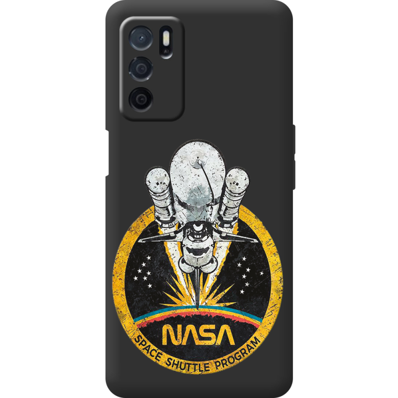 Черный чехол BoxFace OPPO A16 NASA Spaceship