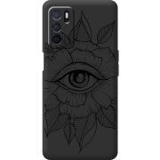 Черный чехол BoxFace OPPO A16 Eye