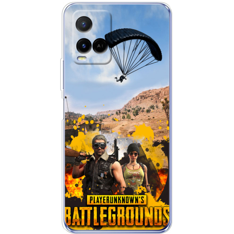 Чехол BoxFace Vivo Y21 Pubg parachute