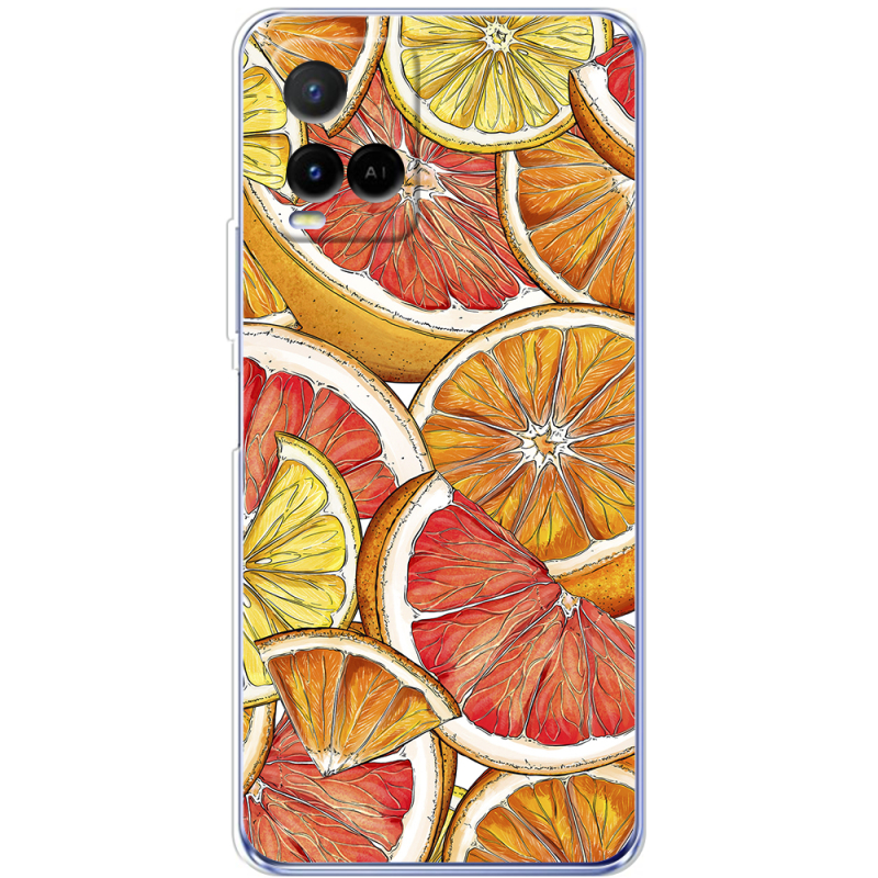 Чехол BoxFace Vivo Y21 Citrus Pattern