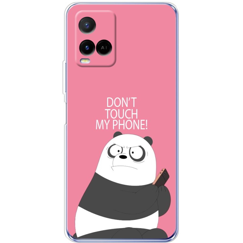 Чехол BoxFace Vivo Y21 Dont Touch My Phone Panda