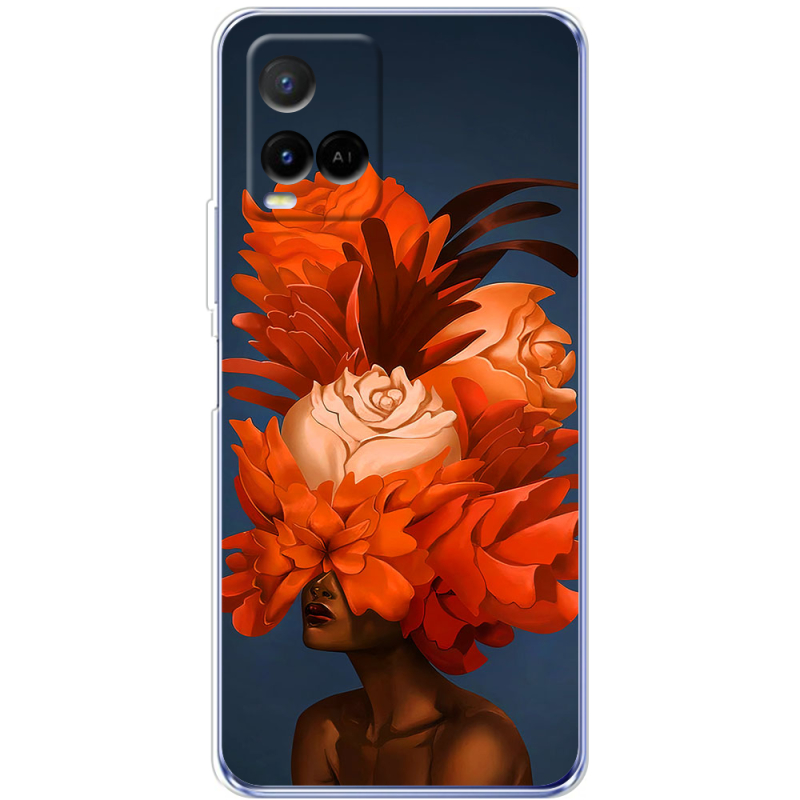 Чехол BoxFace Vivo Y21 Exquisite Orange Flowers