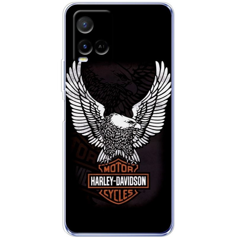 Чехол BoxFace Vivo Y21 Harley Davidson and eagle