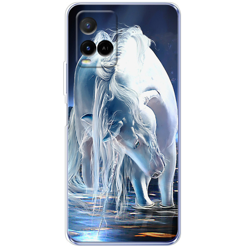 Чехол BoxFace Vivo Y21 White Horse