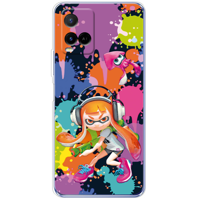 Чехол BoxFace Vivo Y21 Splatoon Inklings