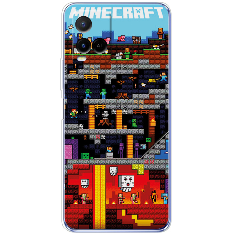 Чехол BoxFace Vivo Y21 Minecraft Lode Runner