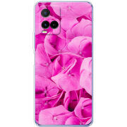 Чехол BoxFace Vivo Y21 Pink Flowers