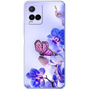 Чехол BoxFace Vivo Y21 Orchids and Butterflies