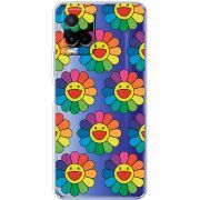 Прозрачный чехол BoxFace Vivo Y21 Hippie Flowers