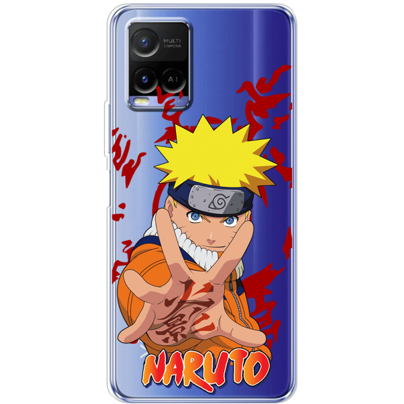 Прозрачный чехол BoxFace Vivo Y21 Naruto