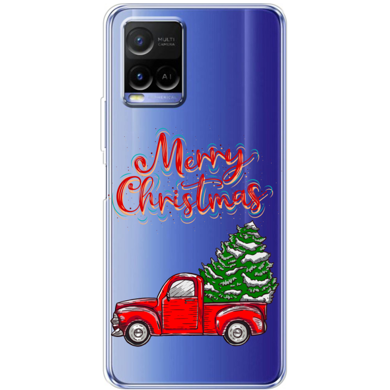 Прозрачный чехол BoxFace Vivo Y21 Holiday Car