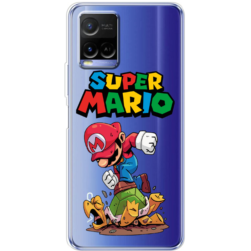 Прозрачный чехол BoxFace Vivo Y21 Super Mario