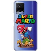 Прозрачный чехол BoxFace Vivo Y21 Super Mario