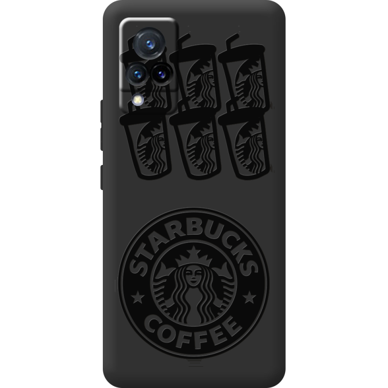 Черный чехол BoxFace Vivo V21 Black Coffee