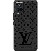 Черный чехол BoxFace Vivo V21 LV Style