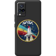 Черный чехол BoxFace Vivo V21 NASA