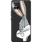 Черный чехол BoxFace Vivo V21 Lucky Rabbit