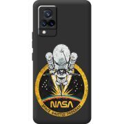 Черный чехол BoxFace Vivo V21 NASA Spaceship