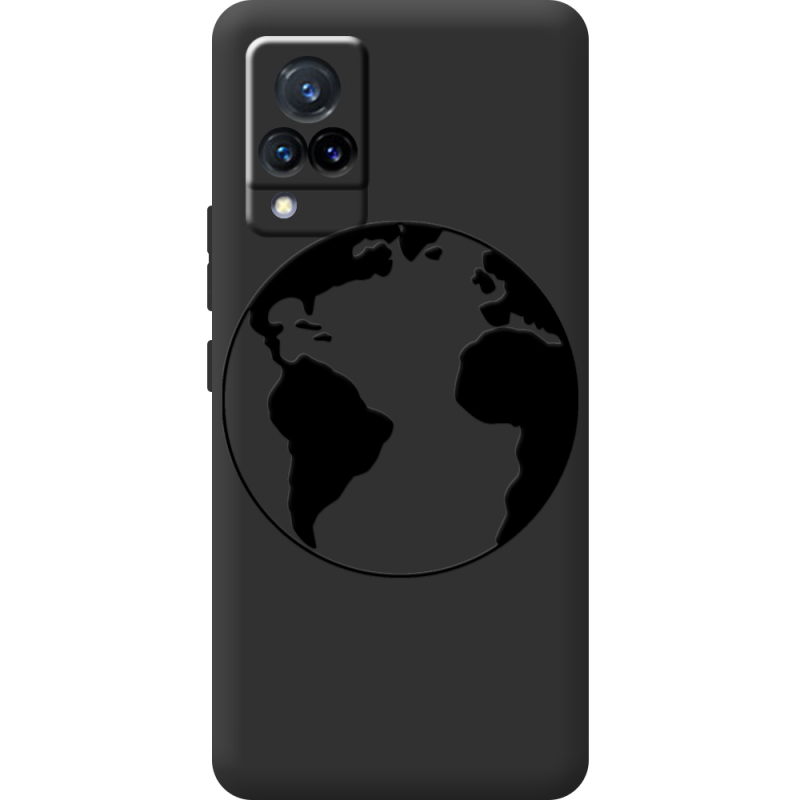 Черный чехол BoxFace Vivo V21 Earth