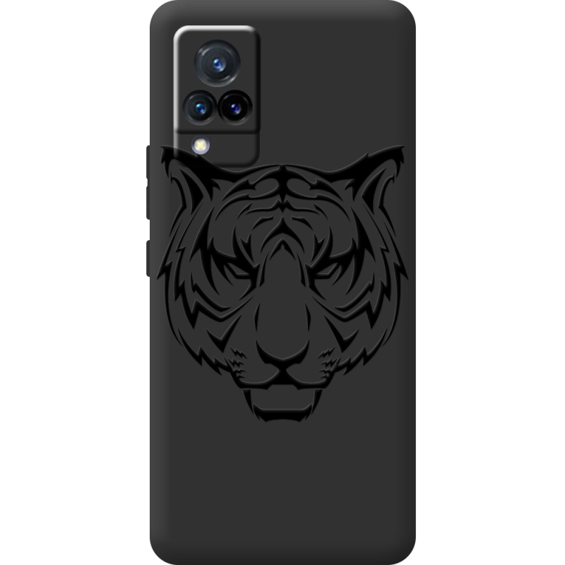 Черный чехол BoxFace Vivo V21 Tiger