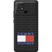 Черный чехол BoxFace Poco C40 Tommy Print