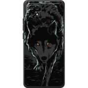 Черный чехол BoxFace Poco C40 Wolf