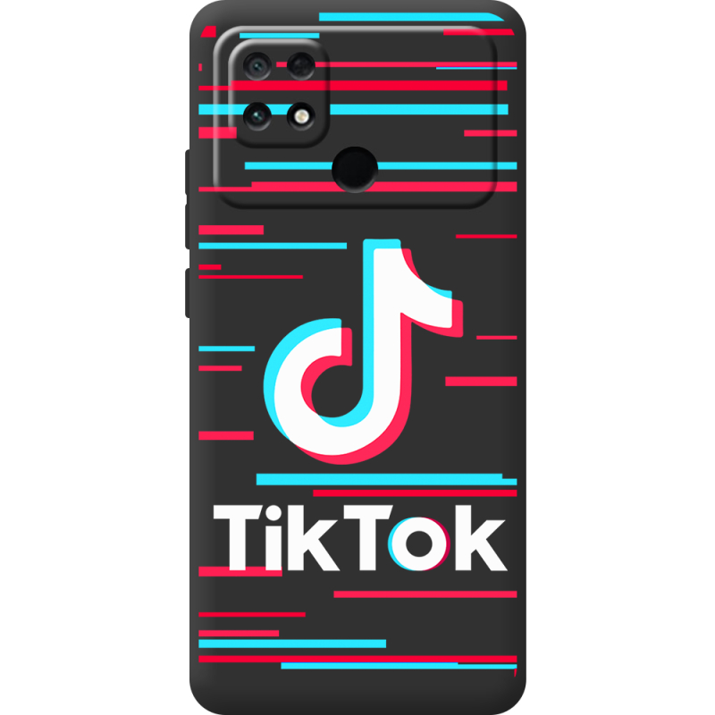 Черный чехол BoxFace Poco C40 Tik Tok