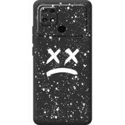 Черный чехол BoxFace Poco C40 Sad Way