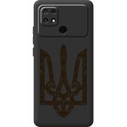 Черный чехол BoxFace Poco C40 Ukrainian Trident