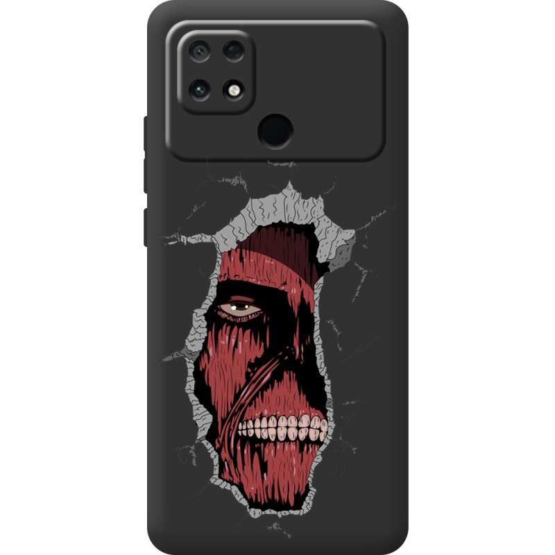 Черный чехол BoxFace Poco C40 Нападение на Титана