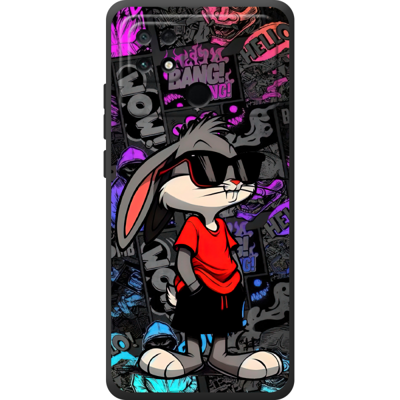 Черный чехол BoxFace Poco C40 Малий вухань