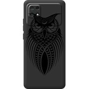 Черный чехол BoxFace Poco C40 Owl